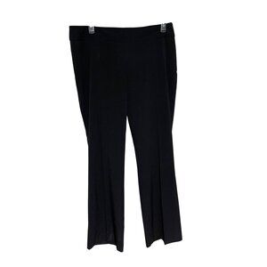 Counterparts Black Stretch Dress Pants Womens Size 16 Polyester Blend Wide Leg